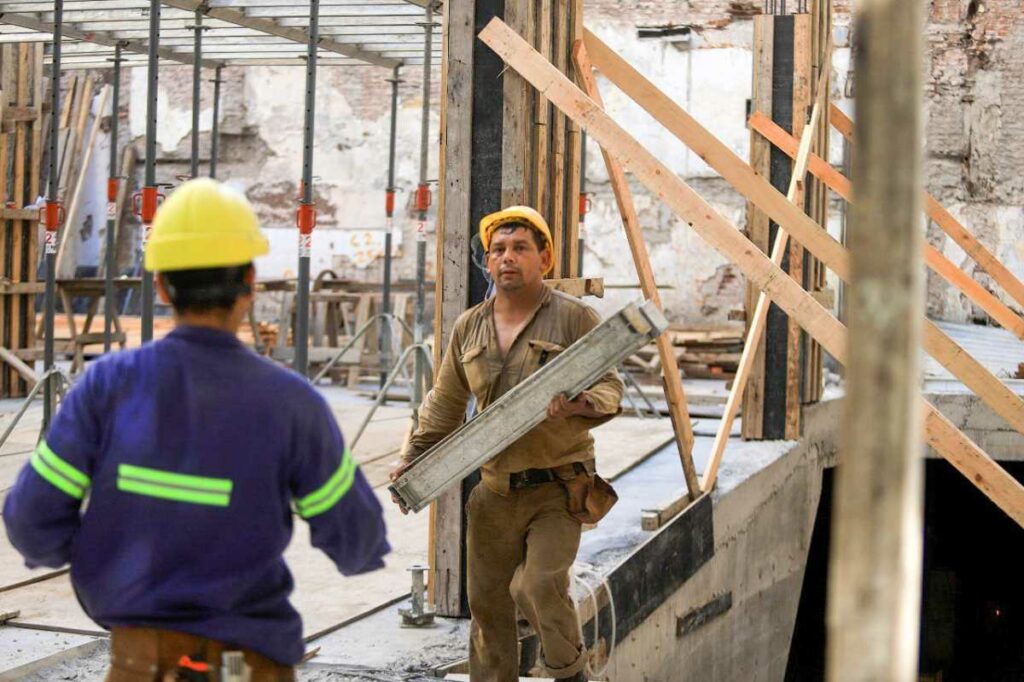 La Construcción, uno de los sectores más golpeados.