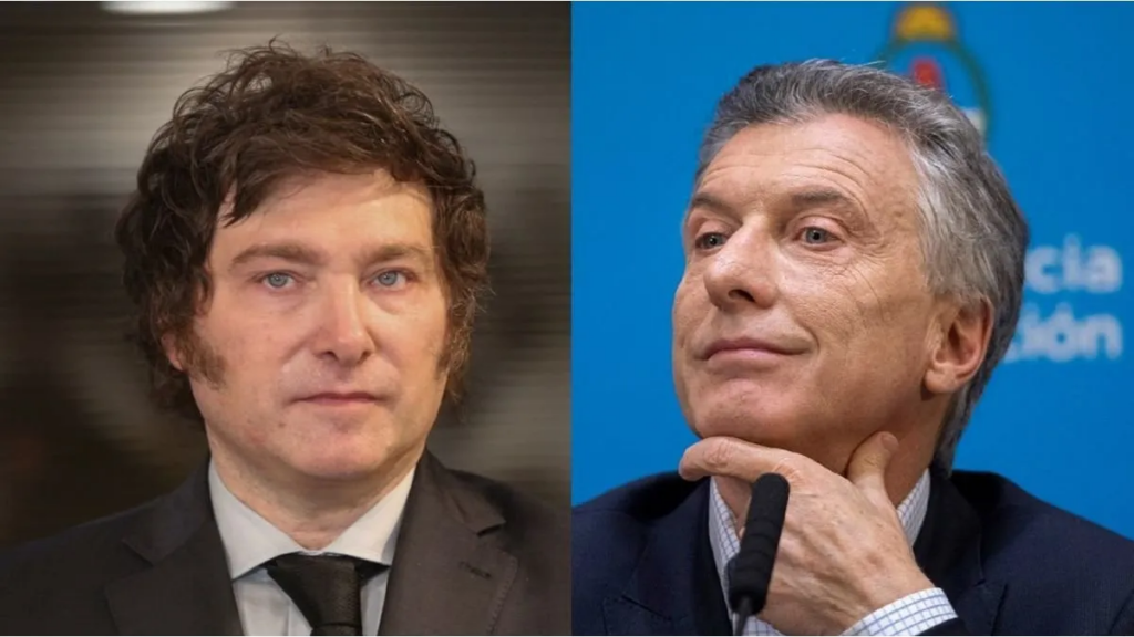 Mauricio Macri y Javier Milei.