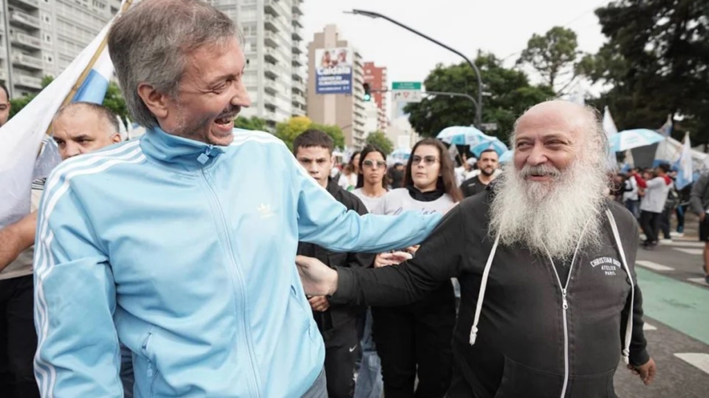 Máximo Kirchner y Emilio Persico.